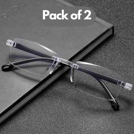 Vality ClearView Reading Glasses – Pack of 2