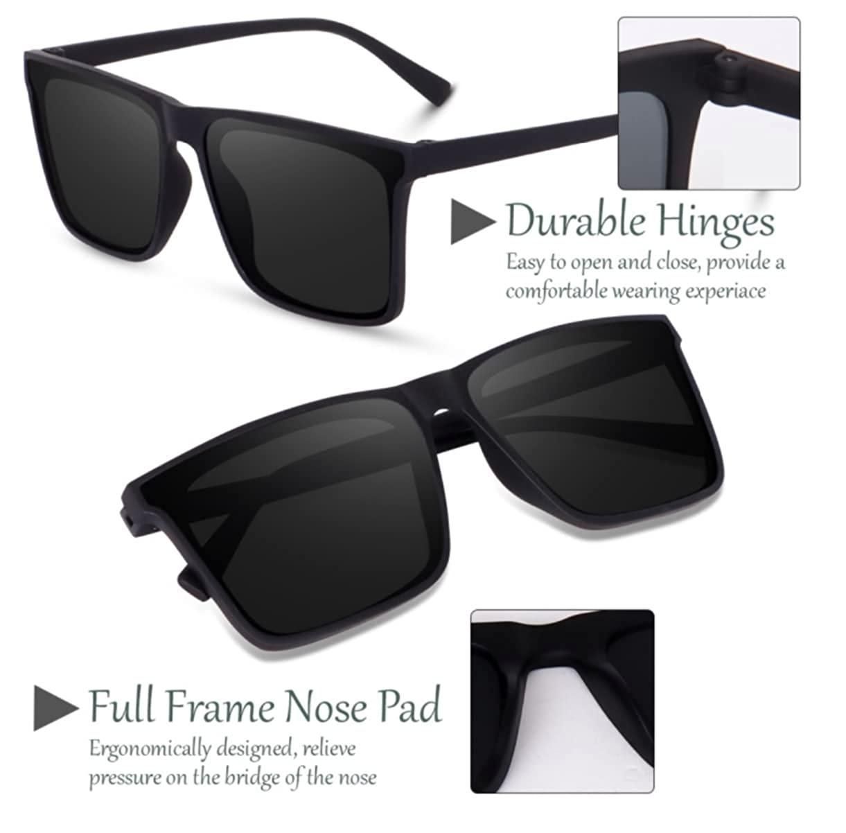 Vality Edge Polarized Square Sunglasses